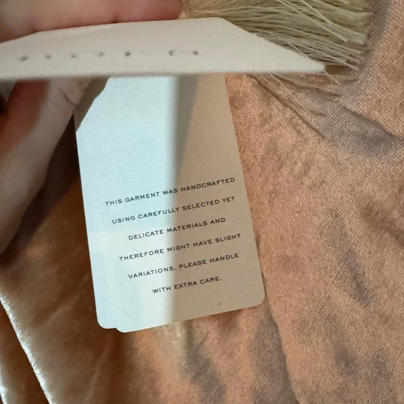 Doen Calsi Rose Blush Velvet Dress, NWT, Size XXS - Picture 7 of 8